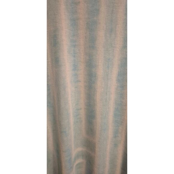 Chico's Size 2 US 12 14 Blue Tie Dye High Low Thin Soft Light Summer Shirt Top - Picture 4 of 4